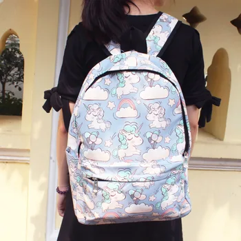 Lovely Unicorn Rainbow Printing Pattern Young Campus Leisure Time Wind Waterproof Both Shoulders Backpack Computer Package A Bag
Lovely Unicorn Rainbow Printing Pattern Young Campus Leisure Time Wind Waterproof Both Shoulders Backpack Computer Package A Bag