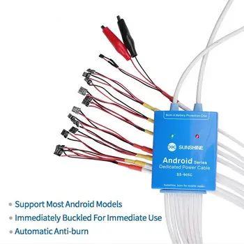 SS-905C Android Phone Boot On/Off Control Line Anti-Burn Test Dedicated Cable Power Supply Wire for Huawei Xiaomi Samsung Meizu
SS-905C Android Phone Boot On/Off Control Line Anti-Burn Test Dedicated Cable Power Supply Wire for Huawei Xiaomi Samsung Meizu