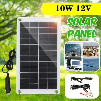 10W 12V Solar Panel Battery Charger Crocodile Clip Monocrystalline Silicon Class A LED Indicator for 12V Battery Cars Campers
10W 12V Solar Panel Battery Charger Crocodile Clip Monocrystalline Silicon Class A LED Indicator for 12V Battery Cars Campers