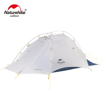 Naturehike 2 Person Tent Cloud Up Wing 15D Nylon Ultralight Portable Windproof Tents With Free Mat For Outdoor Camping Hiking 
Naturehike 2 Person Tent Cloud Up Wing 15D Nylon Ultralight Portable Windproof Tents With Free Mat For Outdoor Camping Hiking