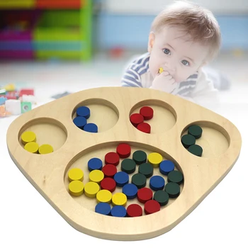 Wooden Blocks Educational Toy Fun Montessori For Children Toddlers Math Sorting Board Game Sensorial Cognitive Brain Training
Wooden Blocks Educational Toy Fun Montessori For Children Toddlers Math Sorting Board Game Sensorial Cognitive Brain Training