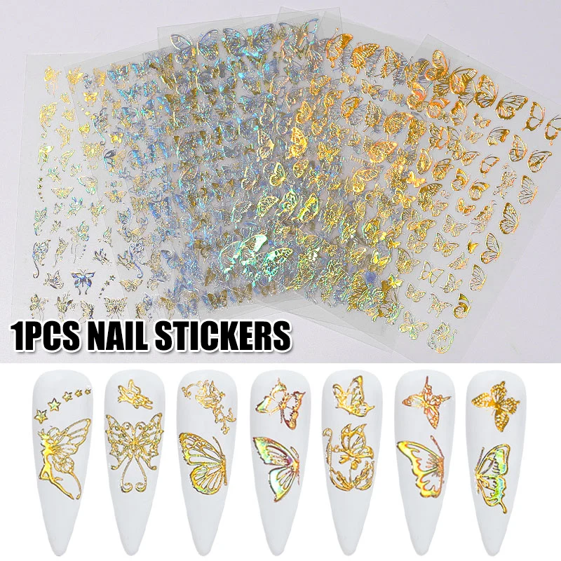 Exquisite Multiple Types Nail Art Laser Gold And Silver Butterfly Sticker Spring Summer Butterfly Designs Manicure Nail Sticker
Exquisite Multiple Types Nail Art Laser Gold And Silver Butterfly Sticker Spring Summer Butterfly Designs Manicure Nail Sticker