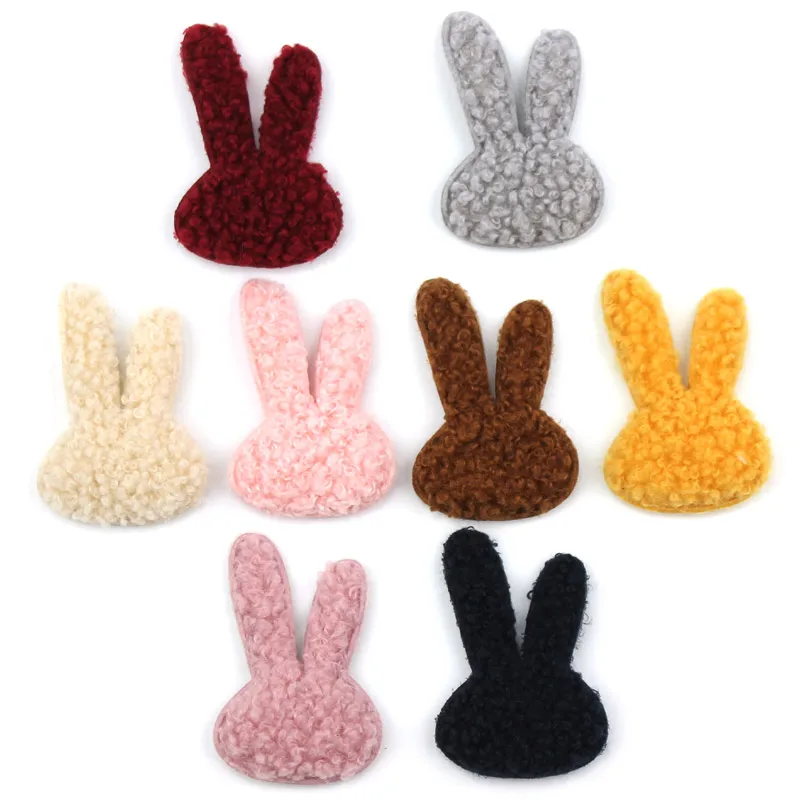24Pcs Teddy Plush rabbit shape Padded Appliques for DIY Craft Clothes Kids headwear Hat Handmade Decor Ornament Accessories 
24Pcs Teddy Plush rabbit shape Padded Appliques for DIY Craft Clothes Kids headwear Hat Handmade Decor Ornament Accessories