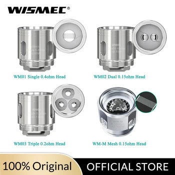 Original wismec WM01 Single 0.4ohm /WM02 Dual 0.15ohm /WM03 Triple 0.2ohm/WM-M Coil head for Gnome Kit
Original wismec WM01 Single 0.4ohm /WM02 Dual 0.15ohm /WM03 Triple 0.2ohm/WM-M Coil head for Gnome Kit