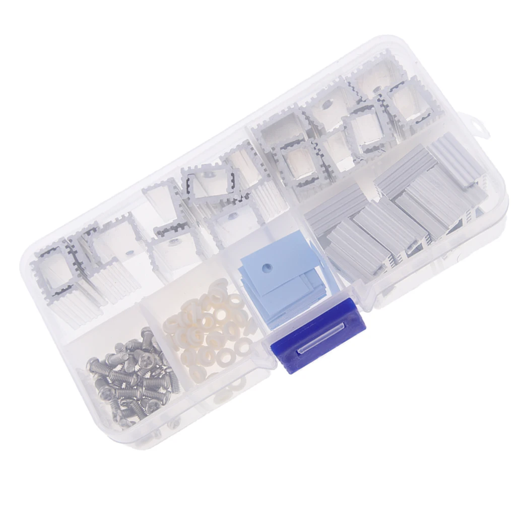 1Pack Aluminum Heatsink Radiator Module U-shaped design for TO220 Transistor 1Pack Aluminum Heatsink Radiator Module U-shaped design for TO220 Transistor