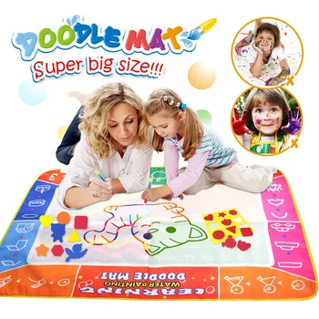 120x90cm Multi-color Magic Water Drawing Mat with 3 Magic Pens & 17 stamps Reusable Painting Board Educational Toy for Kids Gift
120x90cm Multi-color Magic Water Drawing Mat with 3 Magic Pens & 17 stamps Reusable Painting Board Educational Toy for Kids Gift