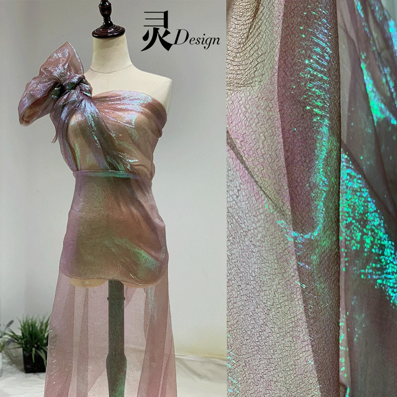 Gradient Mesh Fabric Colorful Soft Yarn Tulle Encryption Immortal Skirt Texture Background Cloth Clothing Designer Fabric
Gradient Mesh Fabric Colorful Soft Yarn Tulle Encryption Immortal Skirt Texture Background Cloth Clothing Designer Fabric