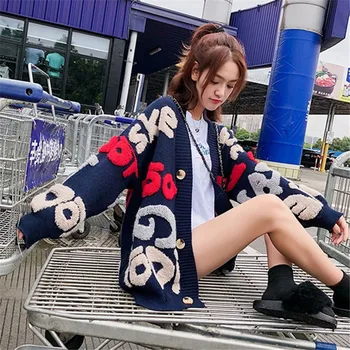 ZOGAA 3D Letters Print Women Cardigan Thick Warm Casual Loose Cool Girl Open Stich 2019 Autumn Winter Fashion Korean Sweaters
ZOGAA 3D Letters Print Women Cardigan Thick Warm Casual Loose Cool Girl Open Stich 2019 Autumn Winter Fashion Korean Sweaters