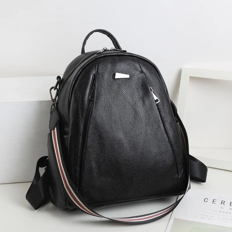 Anti-Theft Leather Backpack Women's 2019 New Style Fashion ruan pi bao Versatile Full-grain Leather Large-Volume WOMEN'S Backpac
Anti-Theft Leather Backpack Women's 2019 New Style Fashion ruan pi bao Versatile Full-grain Leather Large-Volume WOMEN'S Backpac