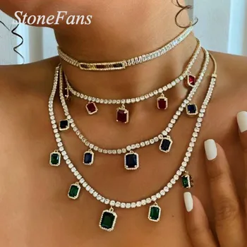Stonefans Hiphop Chain Men Tennis Necklace Thin Choker for Women Luxury Charm Crystal Rhinestone Pendant Necklace Jewelry Party
Stonefans Hiphop Chain Men Tennis Necklace Thin Choker for Women Luxury Charm Crystal Rhinestone Pendant Necklace Jewelry Party
