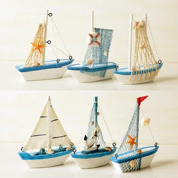 Mediterranean Wooden Model Ships Micro Landscape Sailing Fishing Boat Garden Miniature Figurines DIY Nautical Home Decoration
Mediterranean Wooden Model Ships Micro Landscape Sailing Fishing Boat Garden Miniature Figurines DIY Nautical Home Decoration