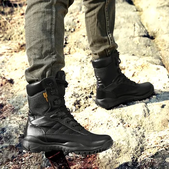 Men Hiking Shoes Non-slip Wearproof Breathable Outdoor Camping Hunting Climbing Working Boots Tactical Combat Army Fans Desert
Men Hiking Shoes Non-slip Wearproof Breathable Outdoor Camping Hunting Climbing Working Boots Tactical Combat Army Fans Desert