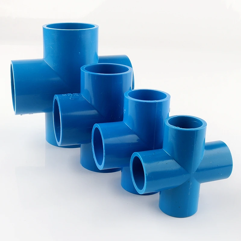 Generic 210Pcs PVC 4 Ways Cross Irrigation Tube Hydroponic Frame