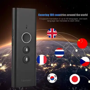 Mini traductor de voz simultaneo Hand-Held Intelligent Translation Machine 40 Languages Intertranslation for IOS / Android Phone
Mini traductor de voz simultaneo Hand-Held Intelligent Translation Machine 40 Languages Intertranslation for IOS / Android Phone