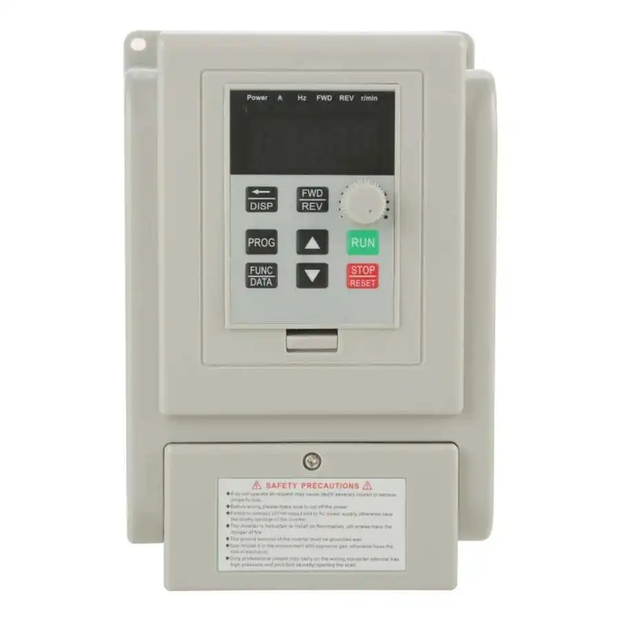 AC 220V 1.5KW Variable Frequency Drive VFD Speed Controller for 3-phase Inverter Motor Drive
AC 220V 1.5KW Variable Frequency Drive VFD Speed Controller for 3-phase Inverter Motor Drive