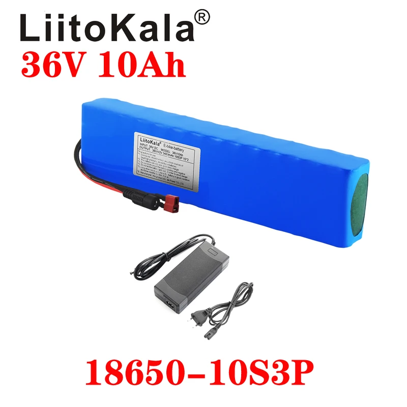 LiitoKala 36V battery 36V electric bike battery 42V 10AH 18650 battery for motorcycle Scooter with XT60 plug and 42V2A charger
LiitoKala 36V battery 36V electric bike battery 42V 10AH 18650 battery for motorcycle Scooter with XT60 plug and 42V2A charger