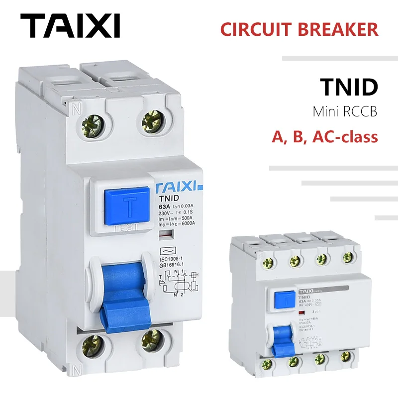 Circuit Breaker Class B Leakage Protector AC Electromagnetic Residual Current 16A 50A 63A 80A 100A AC RCBO RCCB B-type MCB
Circuit Breaker Class B Leakage Protector AC Electromagnetic Residual Current 16A 50A 63A 80A 100A AC RCBO RCCB B-type MCB