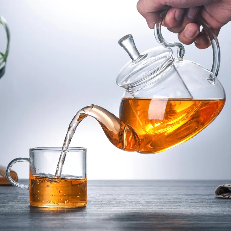 Handmade Lead-free High Borosilicate Heat-resistant Glass Teapot with Filter and Electromagnetic Sheet, Heating Flower Teapot
Handmade Lead-free High Borosilicate Heat-resistant Glass Teapot with Filter and Electromagnetic Sheet, Heating Flower Teapot