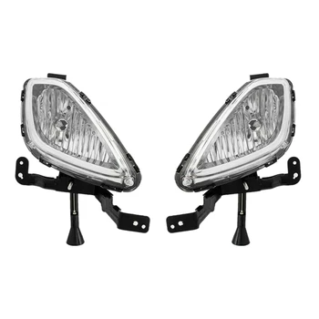 2Pcs Front Bumper Fog Lights Lamps for Hyundai Elantra 2011-2013 
2Pcs Front Bumper Fog Lights Lamps for Hyundai Elantra 2011-2013