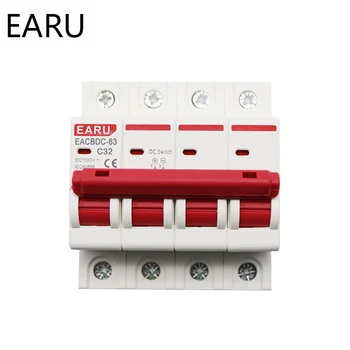 DC 1000V 4P Solar Mini Circuit Breaker Overload Protection Switch 6A 10A 16A 20A 25A 32A 40A 50A 63A Photovoltaic PV System MCB
DC 1000V 4P Solar Mini Circuit Breaker Overload Protection Switch 6A 10A 16A 20A 25A 32A 40A 50A 63A Photovoltaic PV System MCB