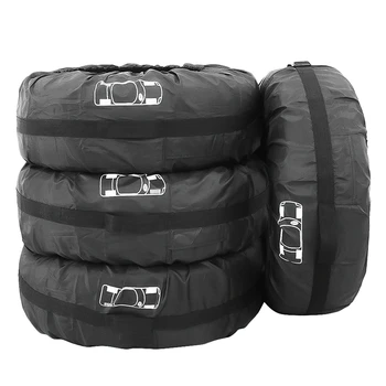 Car Tire Cover Tire Bag Spare Tire Cover Dustproof Sun Protection Car Tire Cover Set of 4
Car Tire Cover Tire Bag Spare Tire Cover Dustproof Sun Protection Car Tire Cover Set of 4
