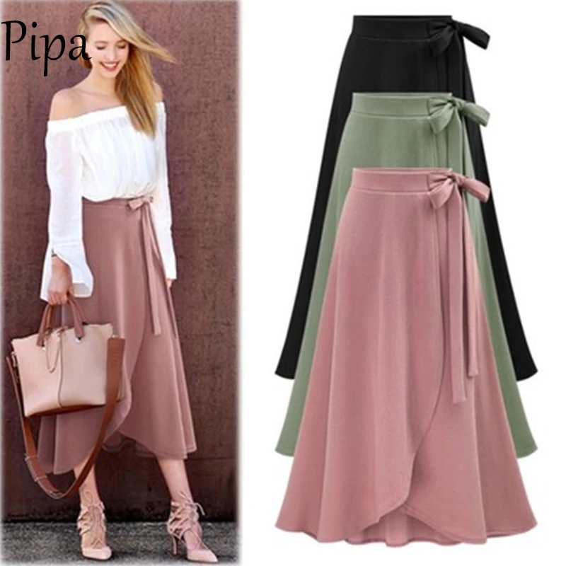 Chiffon Pink Ruffle Women's Long Skirt High Waist Bowtie Irregular Maxi Skirts Ladies Spring Winter Office Clothes Female M-6XL
Chiffon Pink Ruffle Women's Long Skirt High Waist Bowtie Irregular Maxi Skirts Ladies Spring Winter Office Clothes Female M-6XL