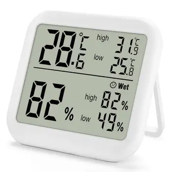 Large LCD Screen Thermometer Multifunction Thermometer Hygrometer Automatic Electronic Temperature Humidity Monitor Clock
Large LCD Screen Thermometer Multifunction Thermometer Hygrometer Automatic Electronic Temperature Humidity Monitor Clock