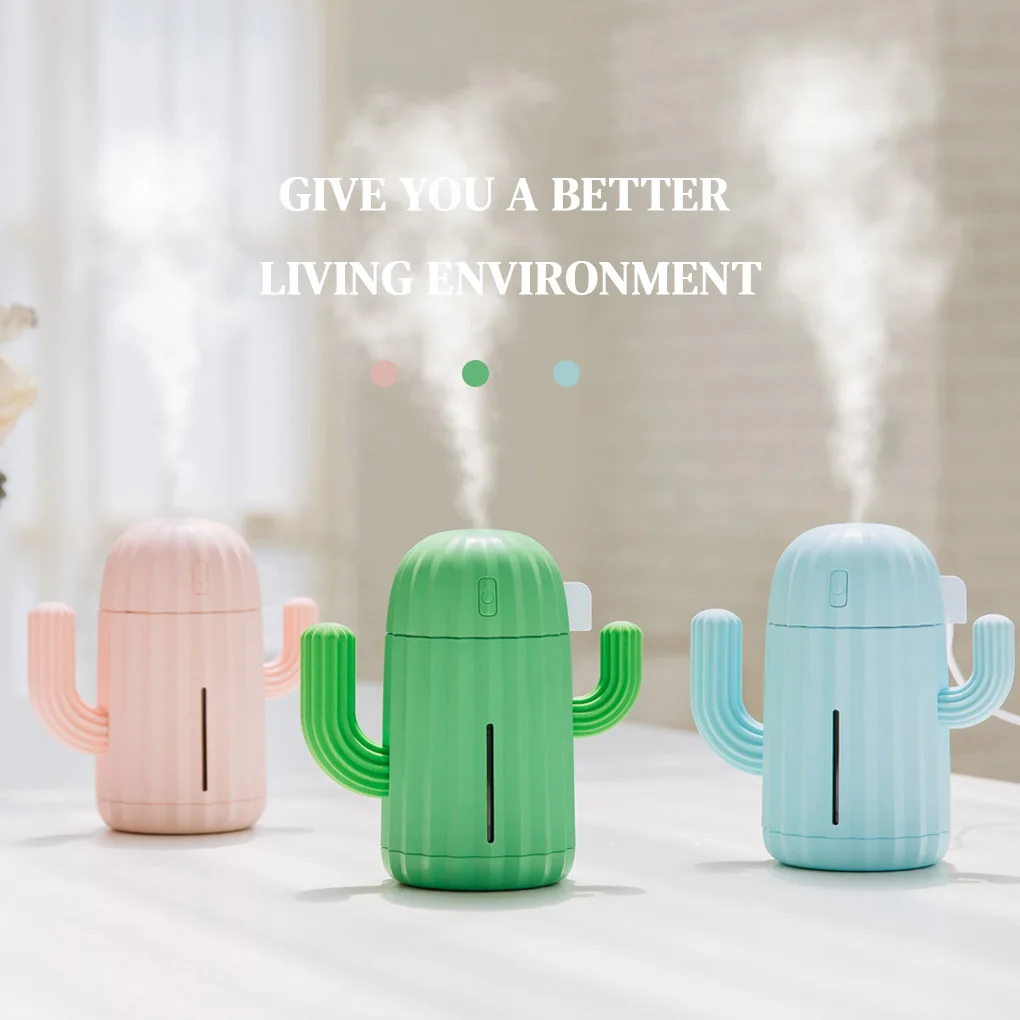 Mini Air Humidifier for Home Office Air Diffuser Cactus Design USB Powered 340ml LED Humidifier for Living Room Bedroom Drying
Mini Air Humidifier for Home Office Air Diffuser Cactus Design USB Powered 340ml LED Humidifier for Living Room Bedroom Drying