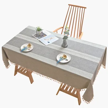 New Japanese Style Striped Cotton and Linen Tablecloth Rectangular Round Table Small Fresh Nordic Coffee Table Cover Cloth
New Japanese Style Striped Cotton and Linen Tablecloth Rectangular Round Table Small Fresh Nordic Coffee Table Cover Cloth