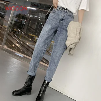 High Waist Jeans Mom Women Clothing Streetwear Boyfriend Jeans Vintage Denim Harem Pants 2020 Hot Sale Fashion
High Waist Jeans Mom Women Clothing Streetwear Boyfriend Jeans Vintage Denim Harem Pants 2020 Hot Sale Fashion
