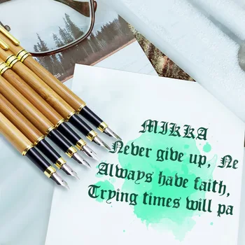 1Pc Luxury Gold Fountain Pens 0.7 1.1mm General Art Ink Parallel Pen For Calligraphy Pen Stationery Office School Supplies
1Pc Luxury Gold Fountain Pens 0.7 1.1mm General Art Ink Parallel Pen For Calligraphy Pen Stationery Office School Supplies