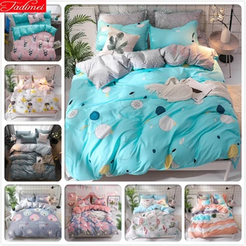 AB Side Soft Cotton Bedding Set 3pcs/4pcs Bed Linen Kids Single Twin Full Queen King Size Duvet Cover 1.35m 1.5m 1.8m 2m 150x200
AB Side Soft Cotton Bedding Set 3pcs/4pcs Bed Linen Kids Single Twin Full Queen King Size Duvet Cover 1.35m 1.5m 1.8m 2m 150x200