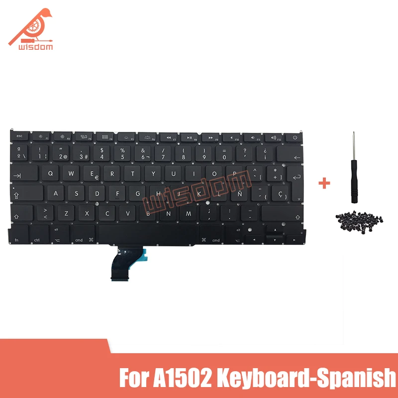 Full new Laptop A1502 Spanish Keyboard For Macbook Retina 13'' A1502 Keyboard Spanish Version Language Keyboards 2013-2015 year
Full new Laptop A1502 Spanish Keyboard For Macbook Retina 13'' A1502 Keyboard Spanish Version Language Keyboards 2013-2015 year
