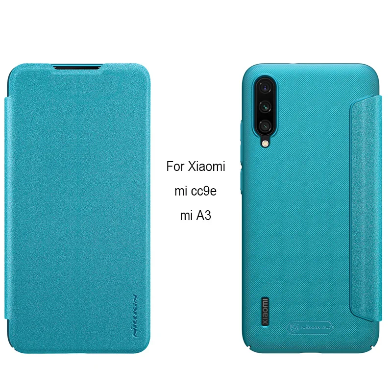 xiaomi cc9e mi A3 leather case