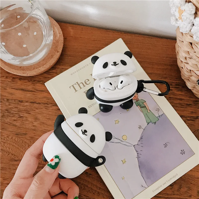 3D Panda Keychain Funda Apple Airpods Wireless Bluetooth Earphone Case AirPods 2 Silicone Protective Cover Keyring with Hook
3D Panda Keychain Funda Apple Airpods Wireless Bluetooth Earphone Case AirPods 2 Silicone Protective Cover Keyring with Hook