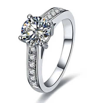 Test Positive Sterling Silver C Brand Copy Ring 1CT Moissanite Diamond Ring Prongs Setting Engagement Women Moissanite Jewelry
Test Positive Sterling Silver C Brand Copy Ring 1CT Moissanite Diamond Ring Prongs Setting Engagement Women Moissanite Jewelry