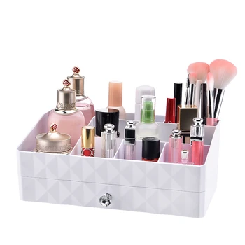 New Makeup Organizer Jewelry Cosmetic Storage Box Brushes Lipsticks Holder with 1 Drawer 10 Compartments for table dressers desk
New Makeup Organizer Jewelry Cosmetic Storage Box Brushes Lipsticks Holder with 1 Drawer 10 Compartments for table dressers desk