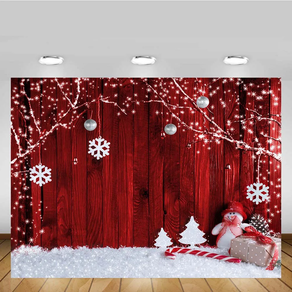 Mehofond Winter Christmas Backdrop Red Wood Board Snowflake Snowman Baby Shower Photography Background Decor Photo Studio Props
Mehofond Winter Christmas Backdrop Red Wood Board Snowflake Snowman Baby Shower Photography Background Decor Photo Studio Props