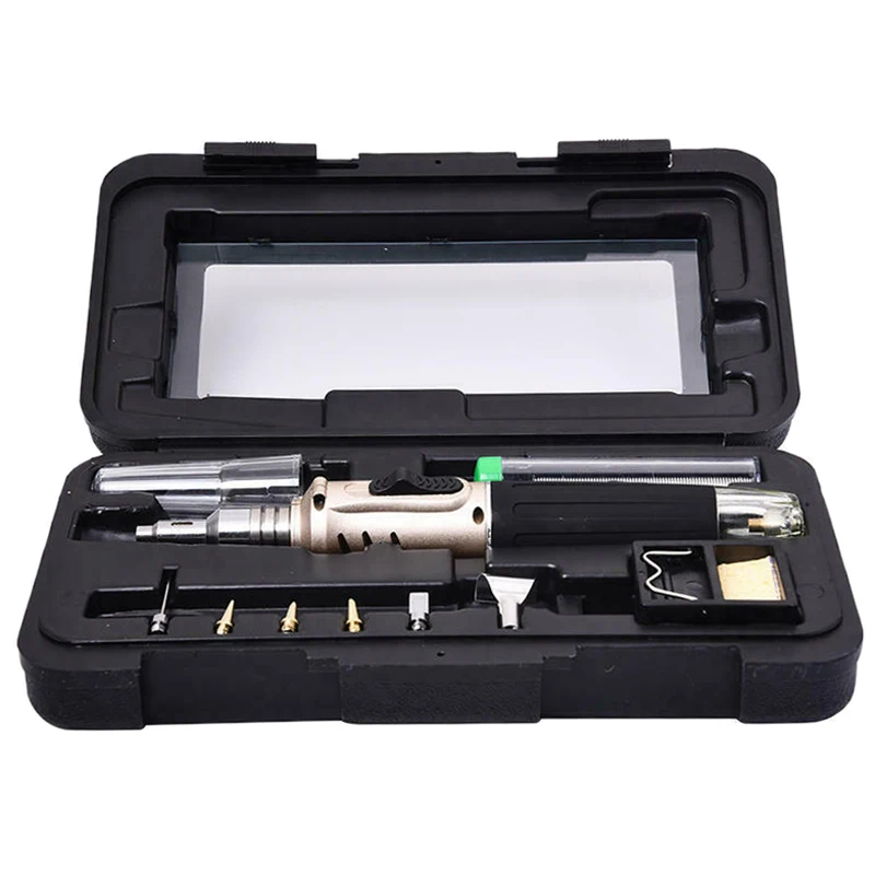 HS-1115K 10-In-1 Multifunction Gas Soldering Iron Case Set Lighter Spray Set Welding Equipment
HS-1115K 10-In-1 Multifunction Gas Soldering Iron Case Set Lighter Spray Set Welding Equipment