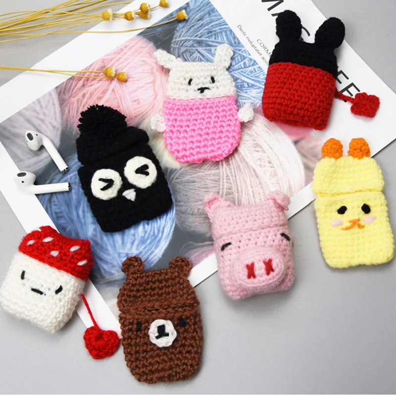 Manual Cover for Airpods Cute Cartoon Protective Case for Apple Airpods Cover High Quality Accessories for Airpods knitting Case
Manual Cover for Airpods Cute Cartoon Protective Case for Apple Airpods Cover High Quality Accessories for Airpods knitting Case