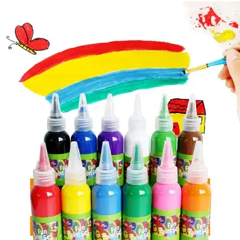 12 colors 60ml washable finger paint Safety and environmental protection pigments Children drawing DIY watercolor pigment
12 colors 60ml washable finger paint Safety and environmental protection pigments Children drawing DIY watercolor pigment