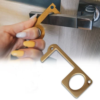 Non-Contact Isolation EDC Door Opener Handheld Non-Contact Door Opening And Closing Key Chain Metal Material Multifunctional
Non-Contact Isolation EDC Door Opener Handheld Non-Contact Door Opening And Closing Key Chain Metal Material Multifunctional