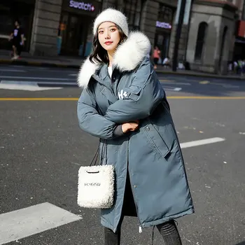 Fur Collar Loose Oversize Hooded Winter Down Coat Female Thick Warm Long Jacket Women Cotton Padded Wadded Parkas Big Pocket 33
Fur Collar Loose Oversize Hooded Winter Down Coat Female Thick Warm Long Jacket Women Cotton Padded Wadded Parkas Big Pocket 33