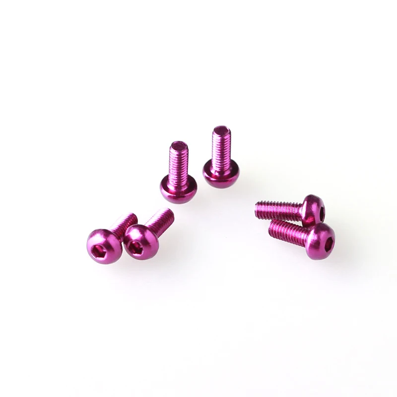 HOBBY CARBON Fastener kit M3x10mm 20pcs 7075 aluminum button round hex head screw bolt with M3x25mm 10pcs Standoff | Игрушки и хобби