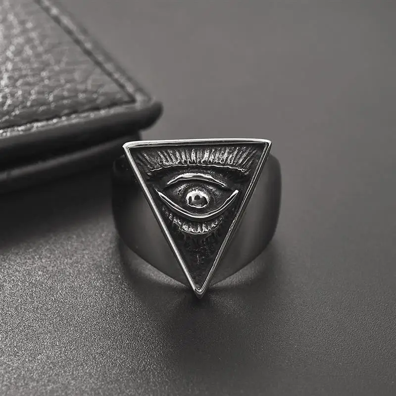 Gothic Devil Eye Ring Men Vintage Stainless Steel Geometric Ring Halloween Party Props Male Jewelry New Hot Party Gift Size 8-13
Gothic Devil Eye Ring Men Vintage Stainless Steel Geometric Ring Halloween Party Props Male Jewelry New Hot Party Gift Size 8-13