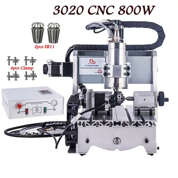 4030 CNC Router 3D Engraver and Milling Machine with 800W Spindle CNC Wood Router Mach3 Control 4 Axis USB port
4030 CNC Router 3D Engraver and Milling Machine with 800W Spindle CNC Wood Router Mach3 Control 4 Axis USB port