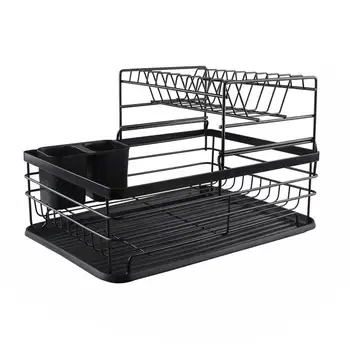 Draining Dish Rack Double-layer Large Capacity Japanese Iron Tableware Multifunctional Kitchen Shelf
Draining Dish Rack Double-layer Large Capacity Japanese Iron Tableware Multifunctional Kitchen Shelf