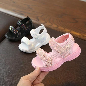 1-6 Years Kids Sandals Sequins Mesh Children Summer Shoes Girls Sandals Sports Style Boys Sandals Size 21-30
1-6 Years Kids Sandals Sequins Mesh Children Summer Shoes Girls Sandals Sports Style Boys Sandals Size 21-30