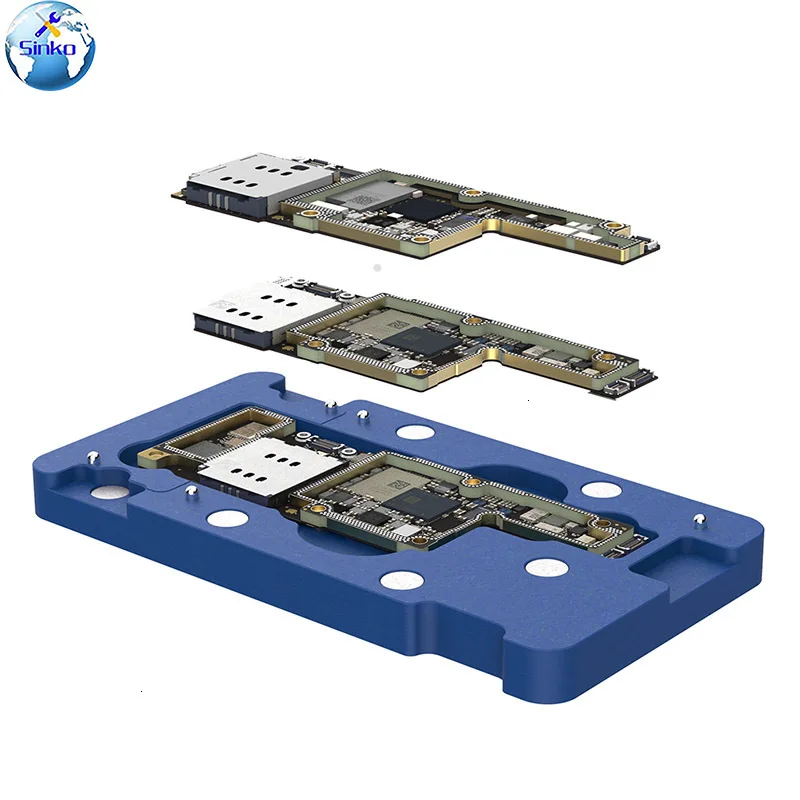 Qianli Middle Layer Platform for iPhone X/XS/XS MAX Motherboard BGA Reballing Fixture PCB Holder JIG board | Инструменты