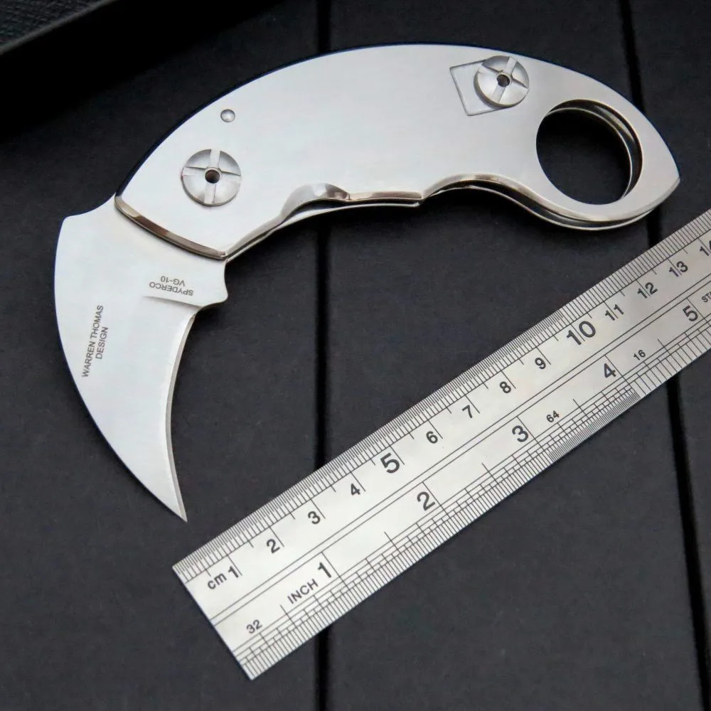 Claw-Knife Multi-Tools Hunting-Survival Camping VG-10 blade stainless steel handle Outdoor mini survival tool
Claw-Knife Multi-Tools Hunting-Survival Camping VG-10 blade stainless steel handle Outdoor mini survival tool
